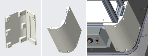 Figure 57: Computer-Aided Design of the AMR Shelf Panels